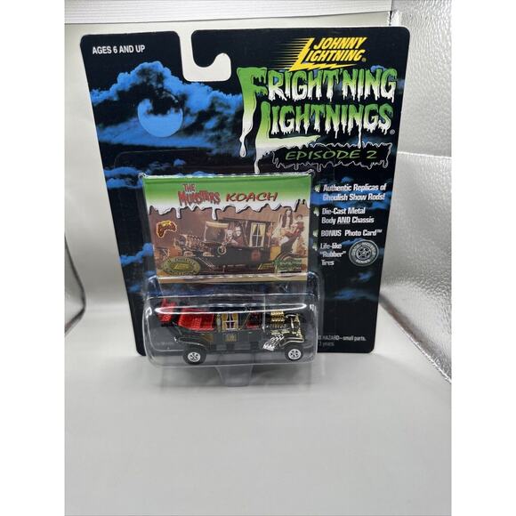 Johnny Lightning Fright’ning Lightning Munsters Koach Episode 2 GREAT CONDITION - Picture 1 of 8